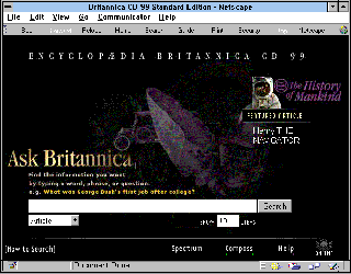 Encylopaedia Britannica 1999 Screen Shot